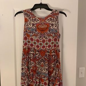 Japna patterned flowy mini dress